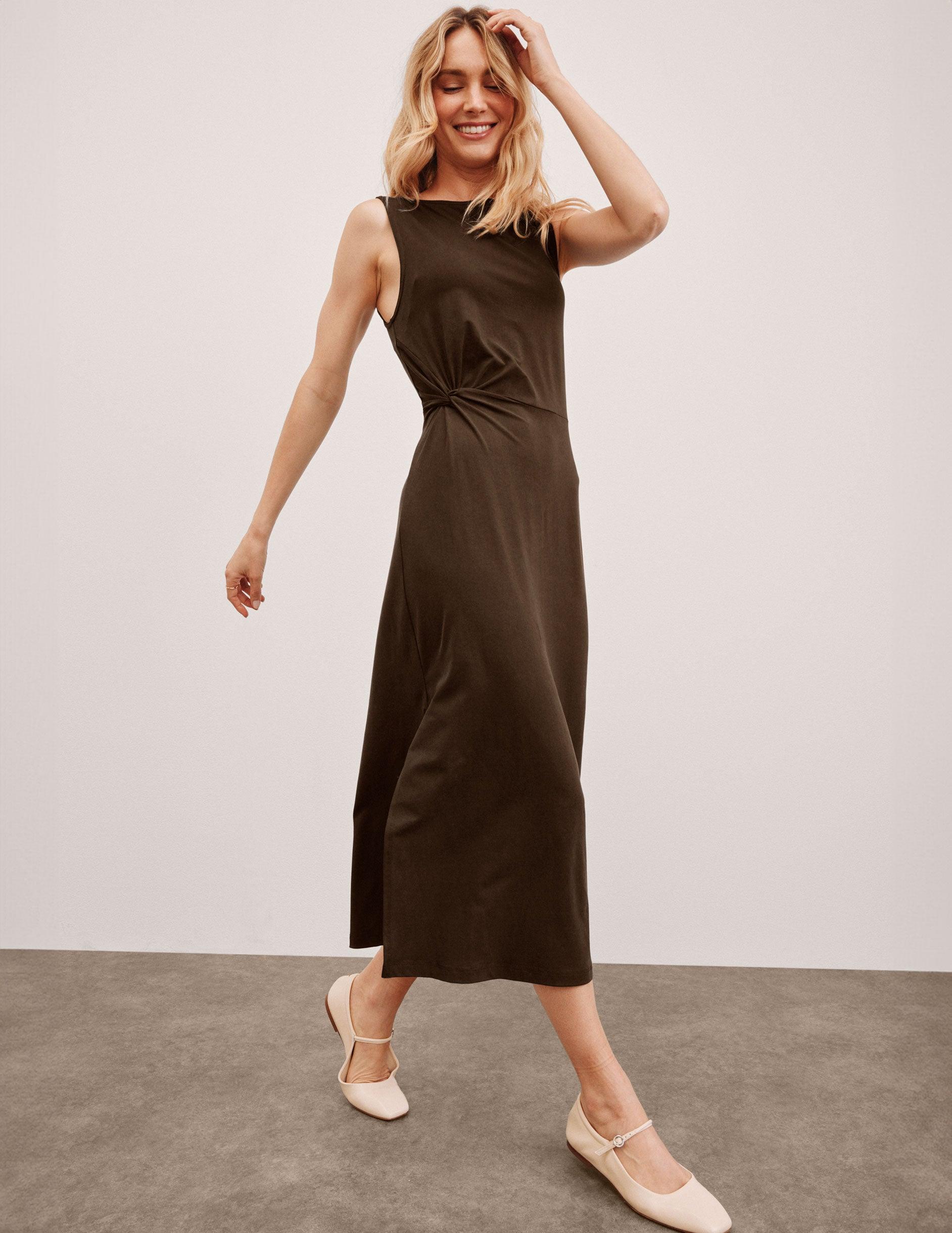 Rotation Side Twist Midi Dress Product Image