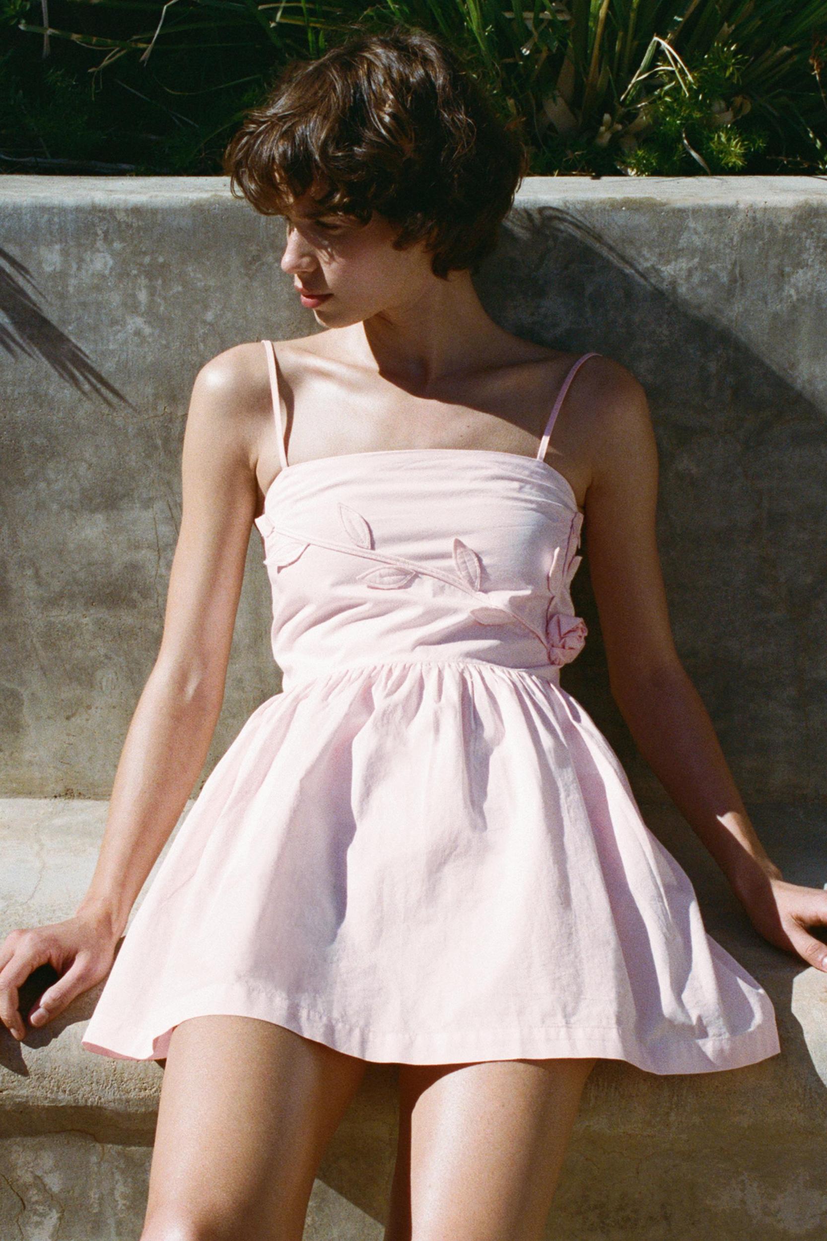 FLORAL POPLIN DRESS Product Image