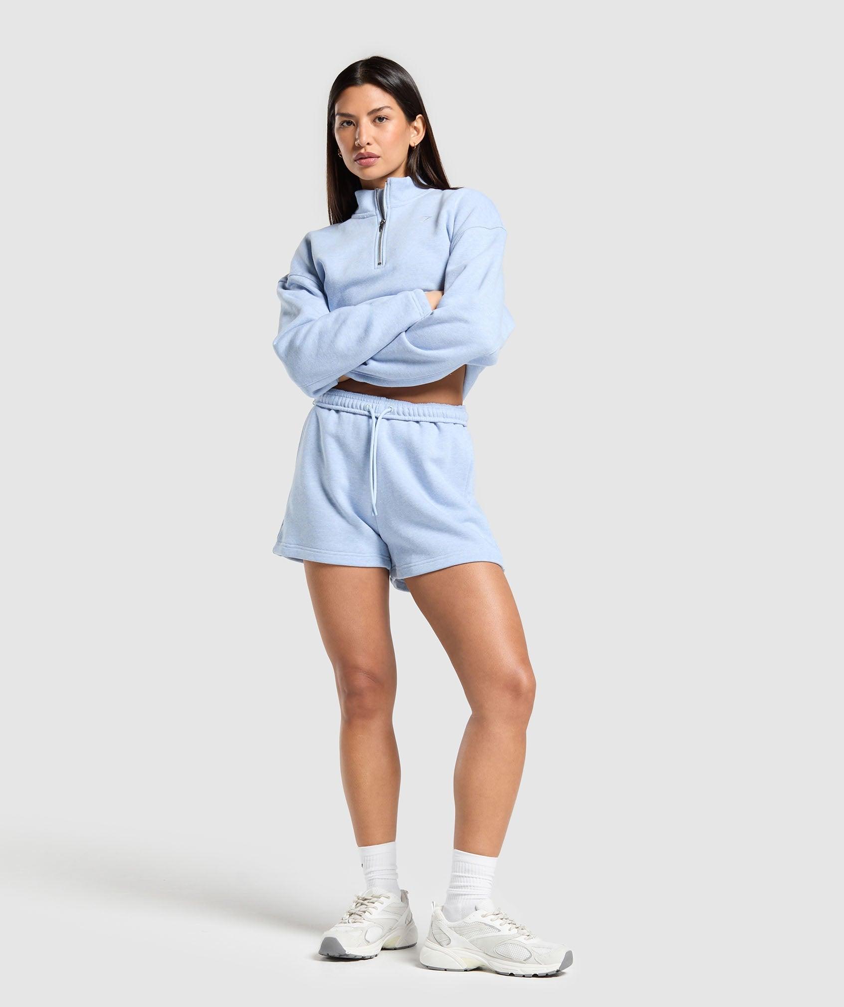 Gymshark Rest Day Sweats 2.0 Shorts - Blue Marl Female Product Image