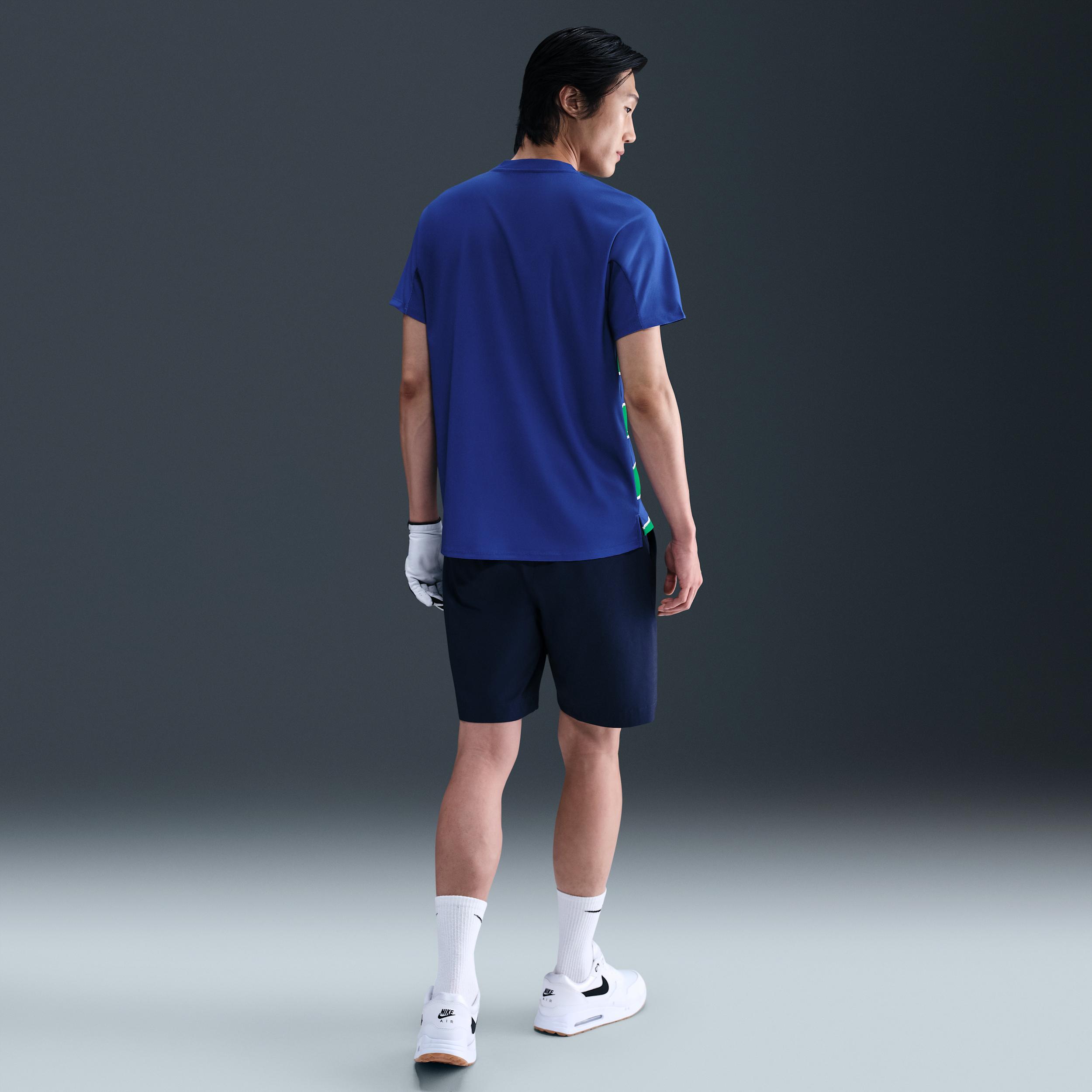 Nike Mens Court Slam Dri-FIT ADV Tennis Top | FZ6934-539 Product Image