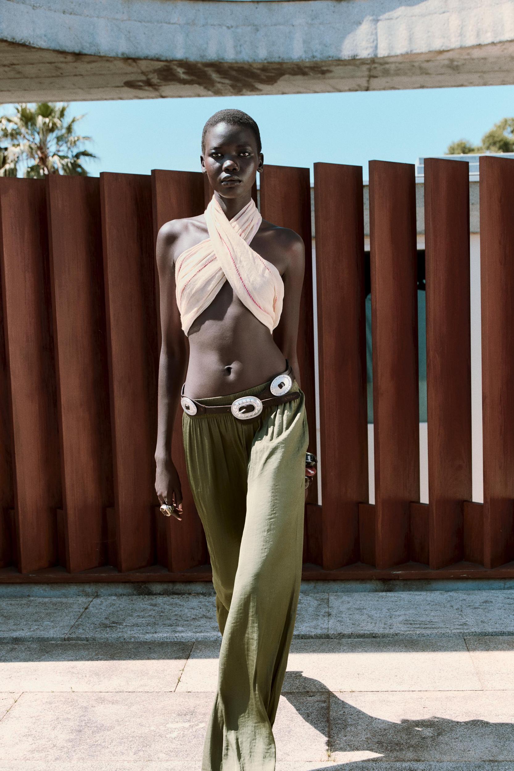 FLOWY WIDE LEG PANTS Product Image