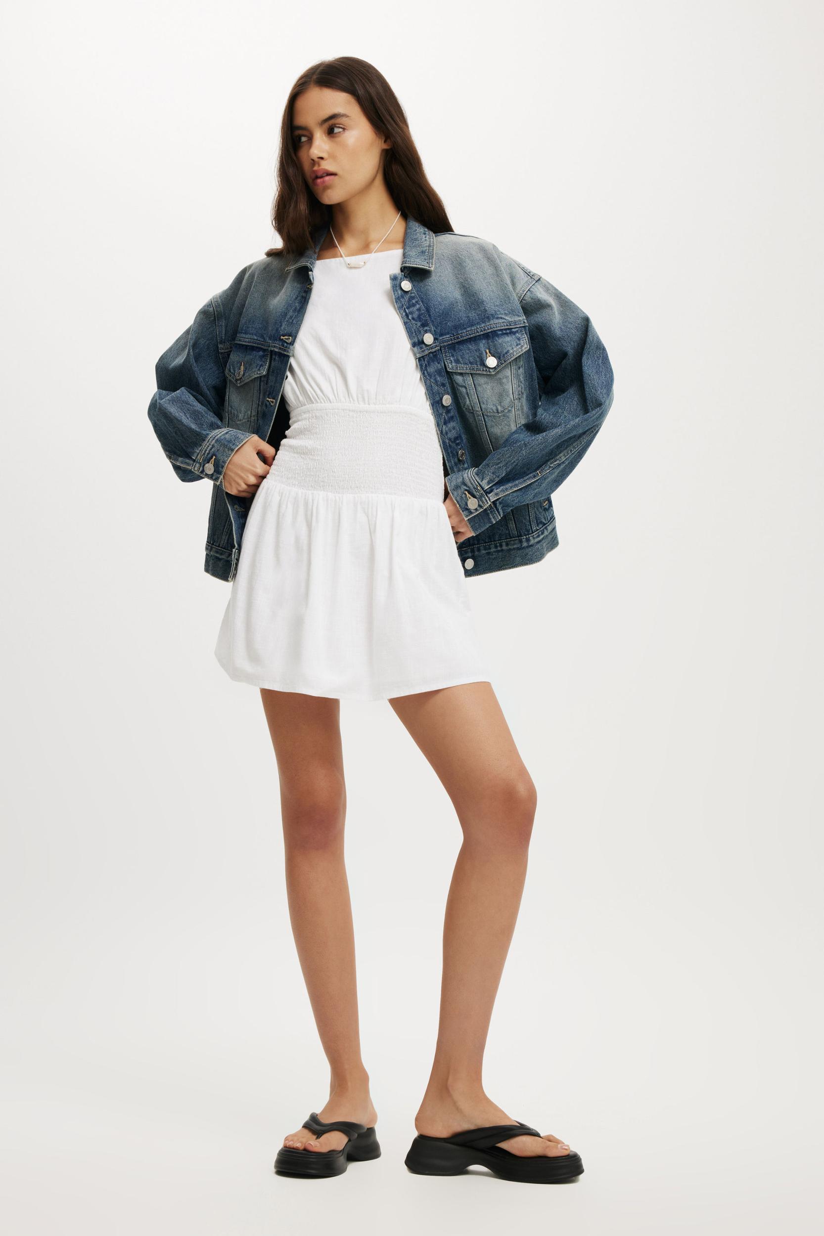 Lola Tie Shoulder Mini Dress Product Image