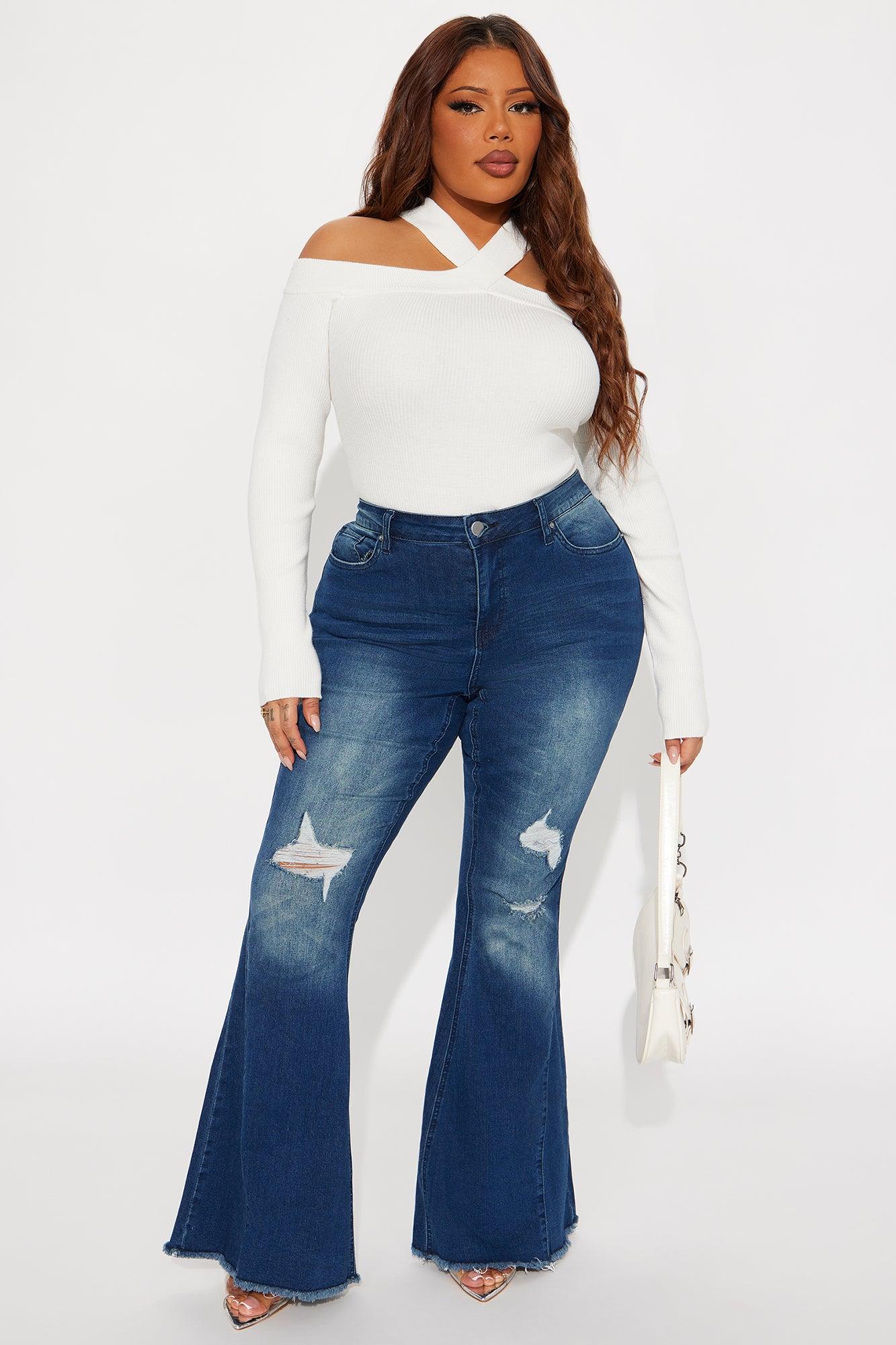 Cross My Heart Off Shoulder Sweater - Off White Female Product Image