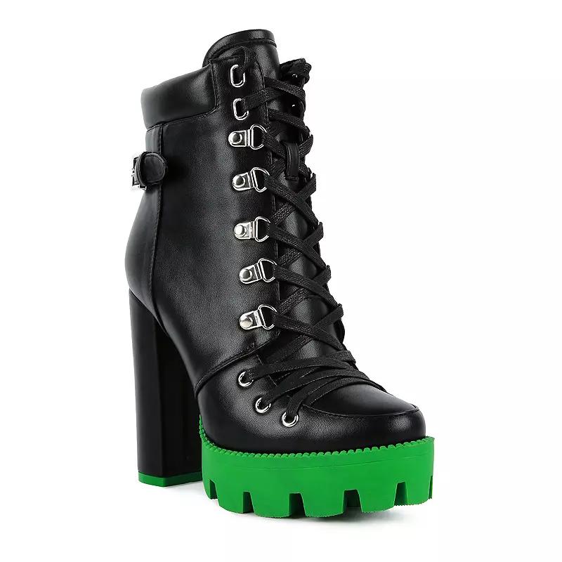 London Rag Willow Women's Platform Ankle Boots,  Product Image