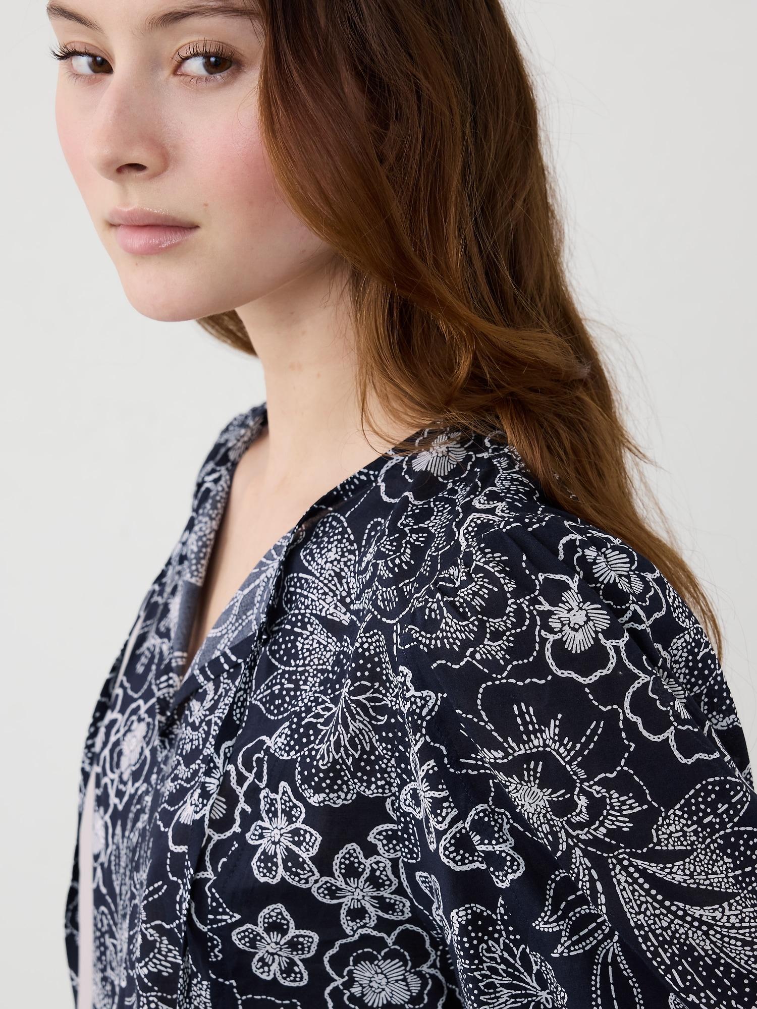 Peplum-Hem Top Product Image