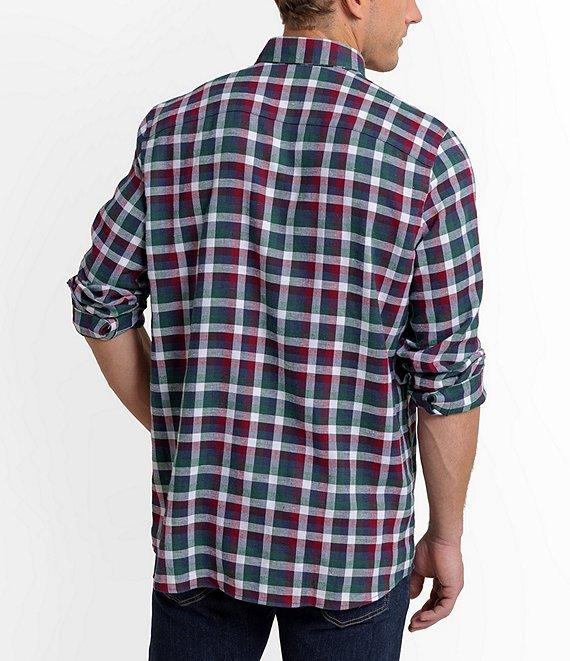Southern Tide Cobblestone Beach Flannel Long Sleeve Woven Shirt Product Image