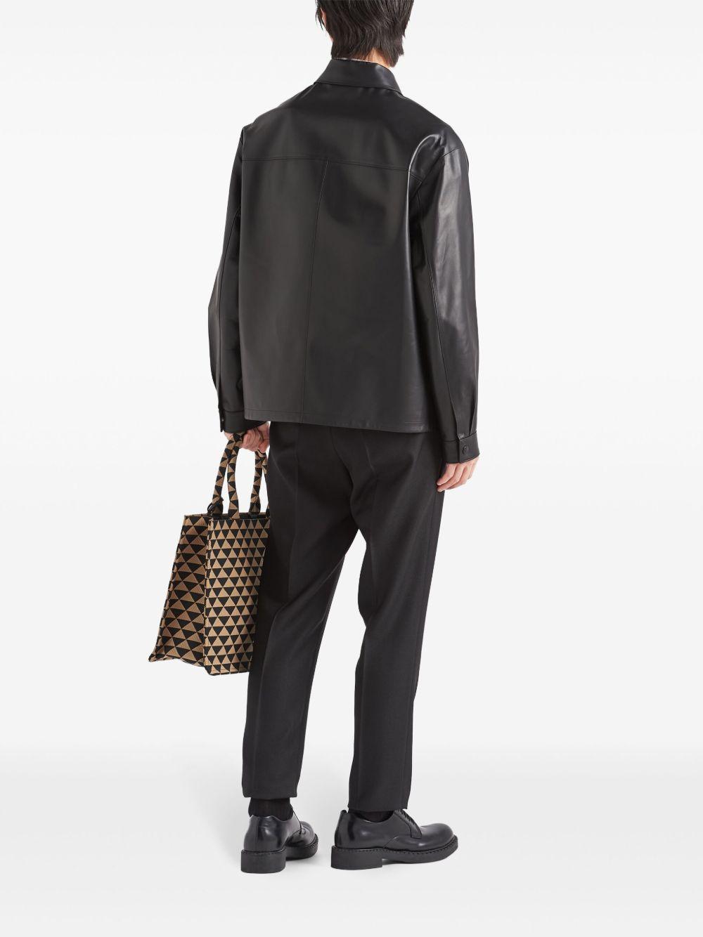 leather shirt Product Image