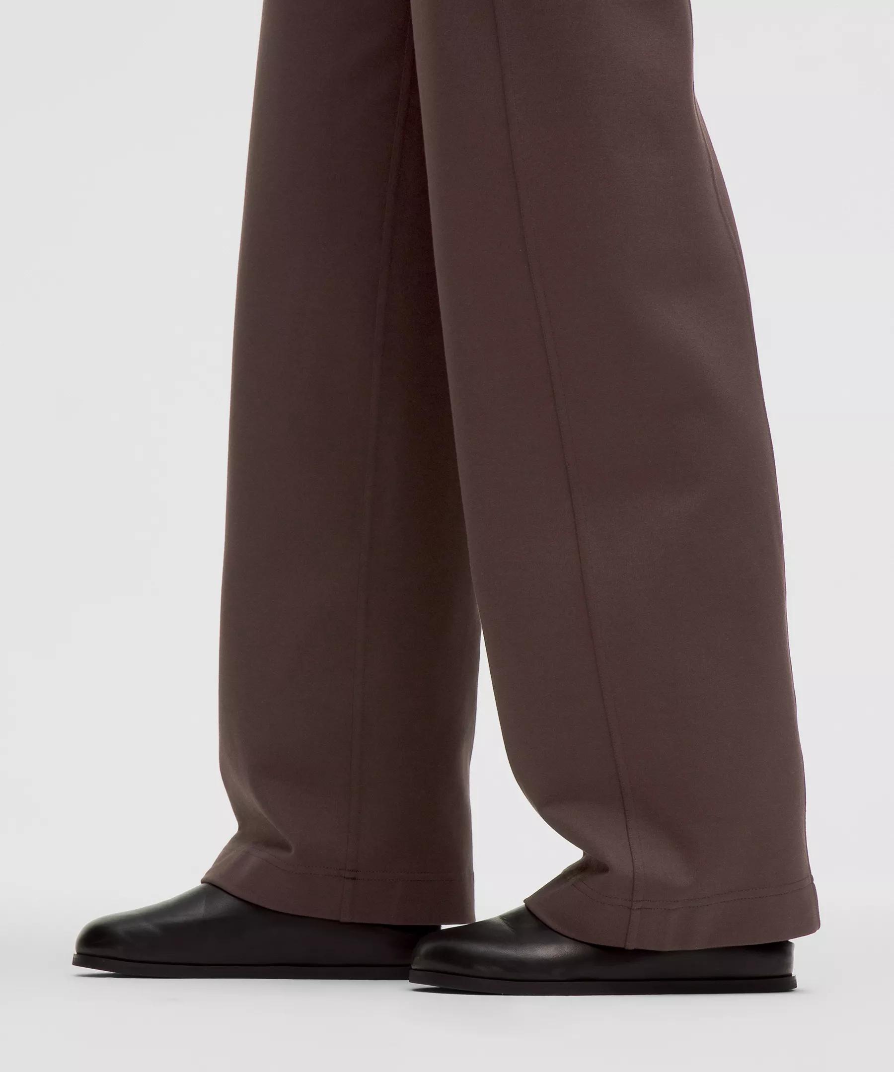 Stretch Knit Straight-Leg Pull-On Pant Product Image