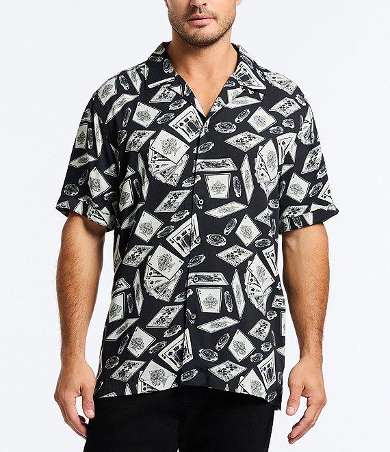 Robert Graham Full House Short Sleeve Woven Camp Shirt Product Image