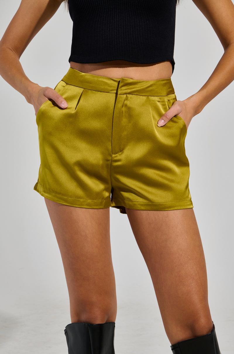 DUSK TIL DAWN SATIN SHORTS Product Image