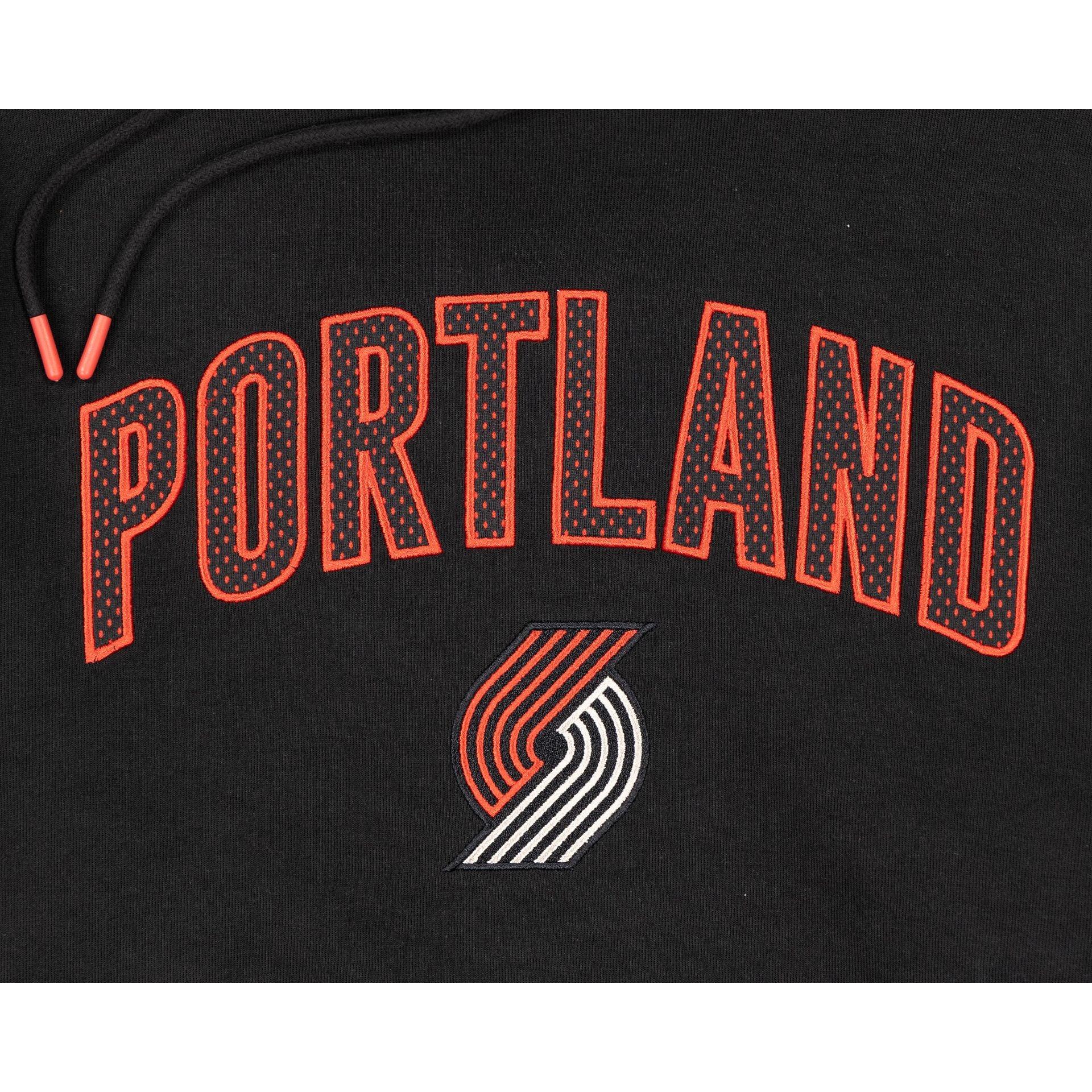 Portland Trail Blazers 2023 City Edition Black Hoodie Male Product Image
