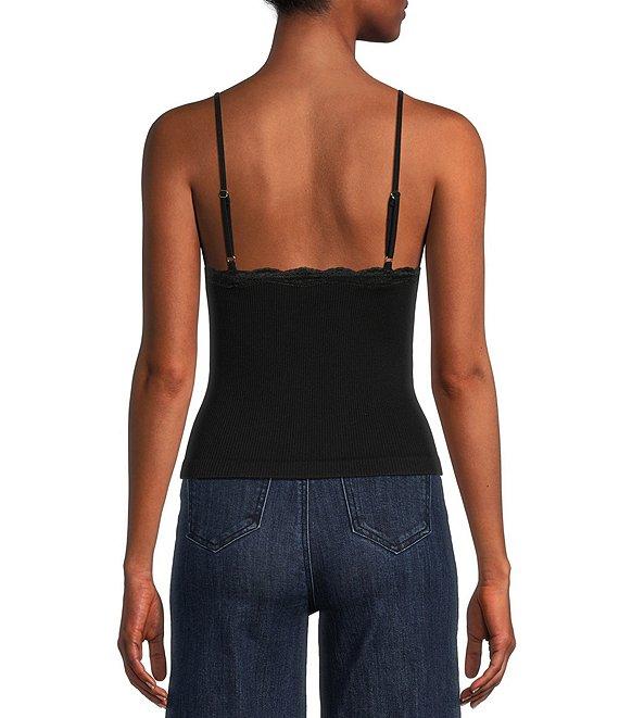 Moa Moa Sleeveless V-Neck Basic Tank Top Product Image
