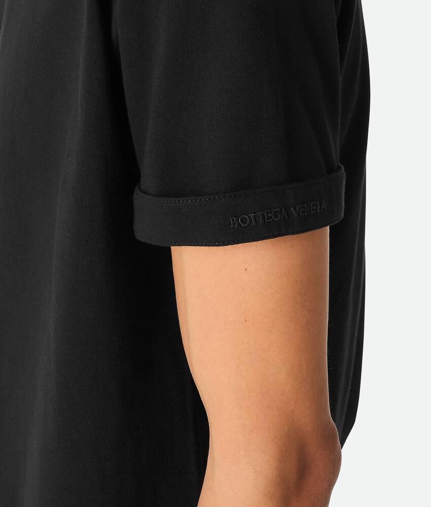 Men's Cotton Jersey T-Shirt in Black Product Image