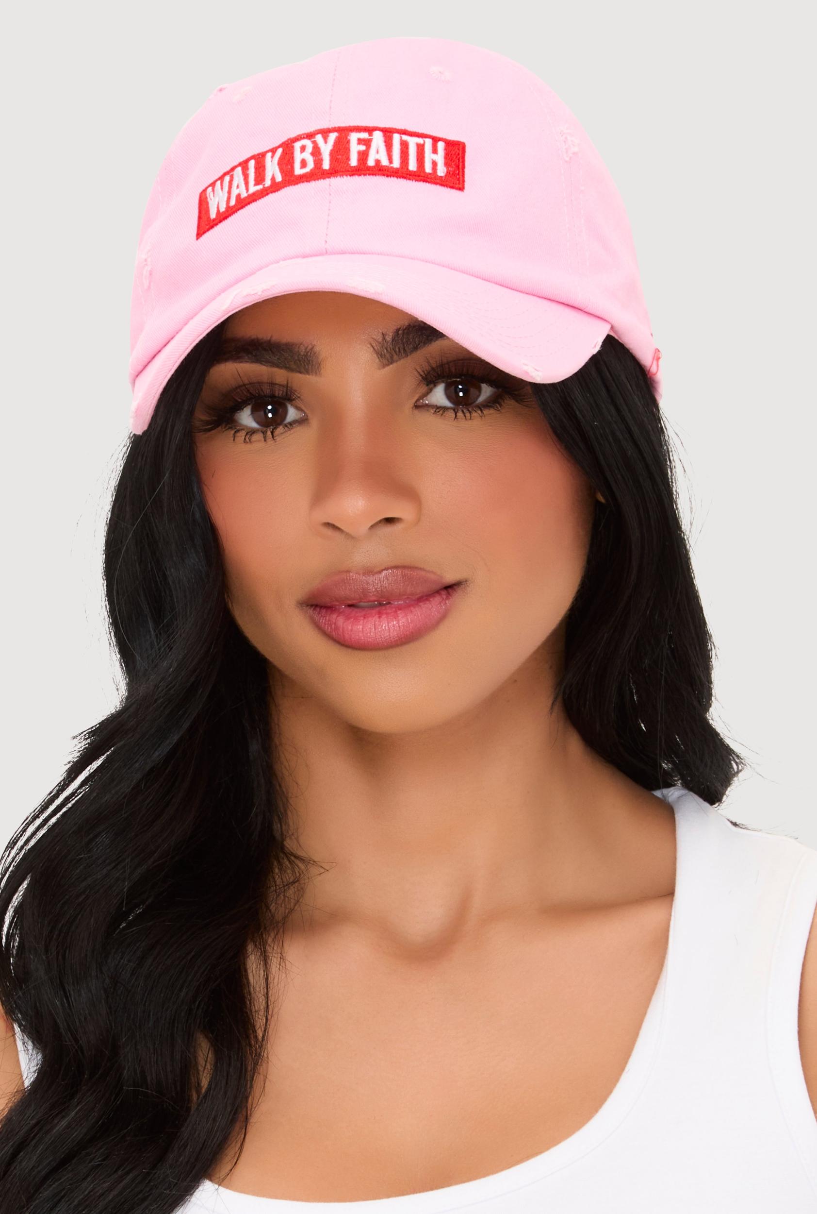 Walk By Faith Graphic Baseball Hat Female Product Image