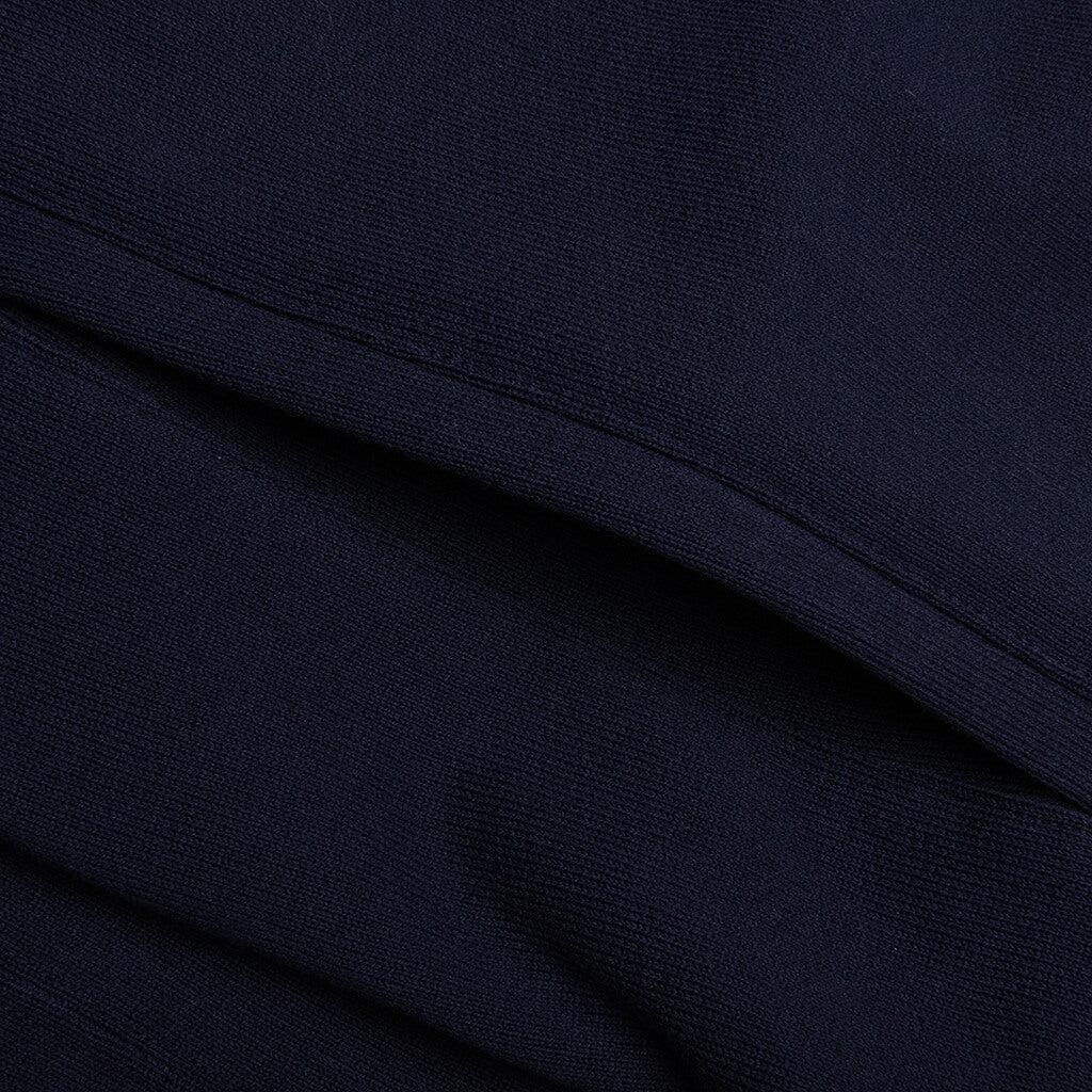 Logo and Skull Hoodie - Navy Male Product Image