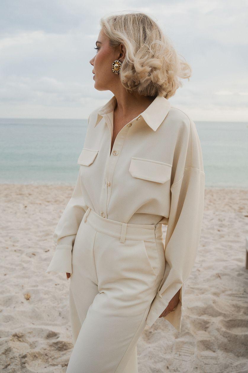 Oversized Flowy Shirt Product Image