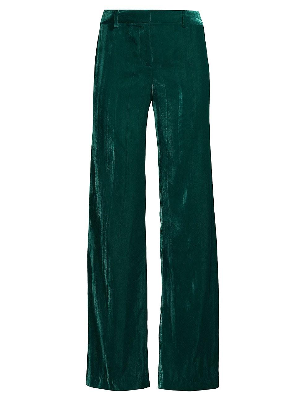 Womens Tyson Crinkled Velvet Pants Product Image