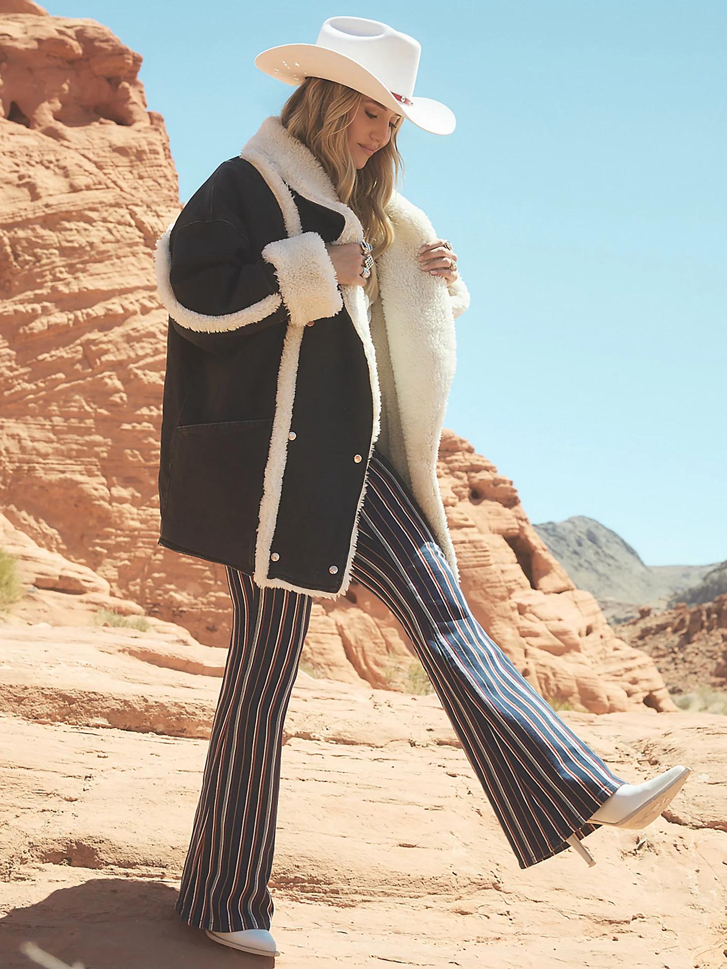 Wrangler x Lainey Wilson The Iconic Lainey Coat | Women's JACKETS & OUTERWEAR | Wrangler® Product Image