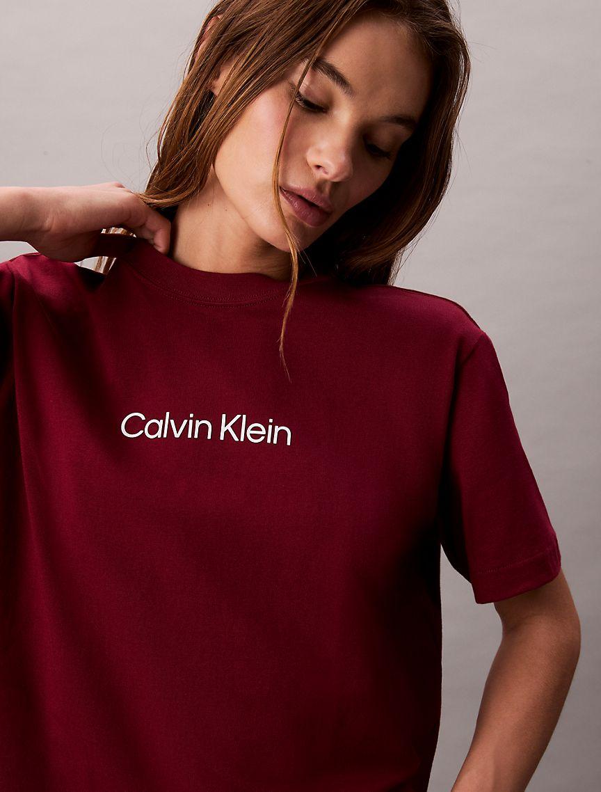 Standard Logo Boxy Fit Crewneck T-Shirt Product Image