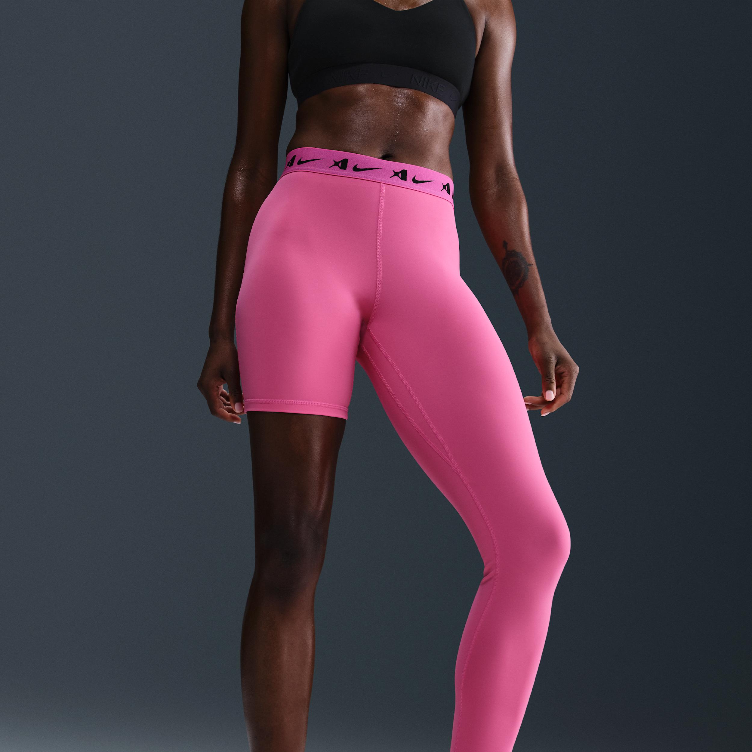 Nike Women's A'ja Wilson A'symmetric Mid-Rise Single-Leg Basketball Leggings Product Image