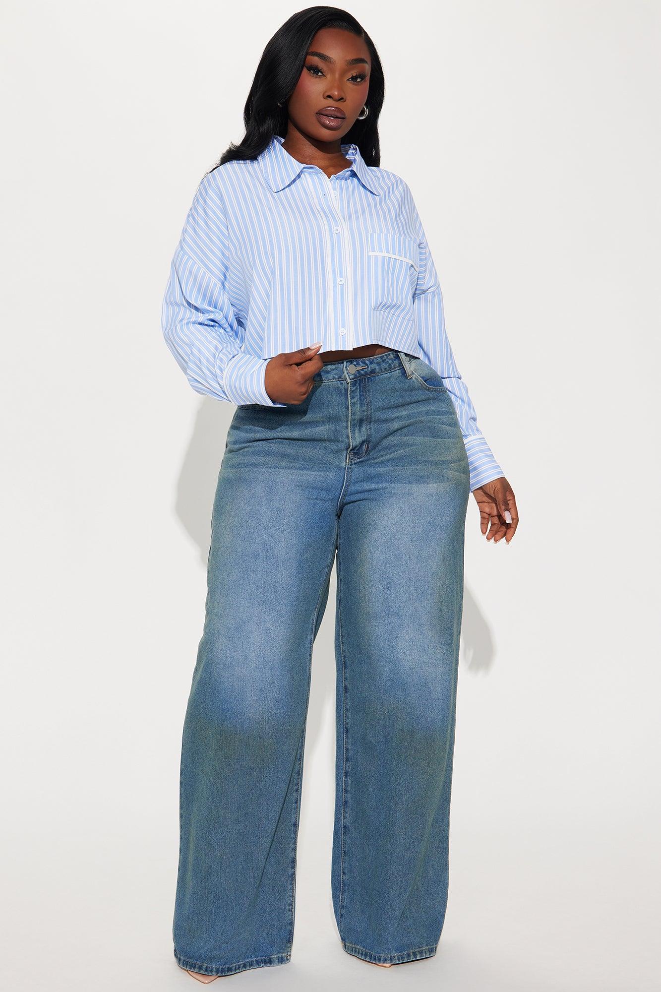 Always Ahead Striped Shirt - Blue/combo Product Image