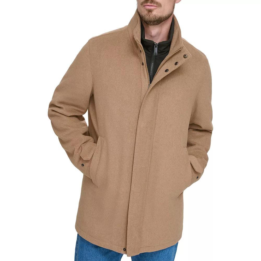 Men's Dockers® Wool Blend Walking Coat with Quilted Bib,  Product Image