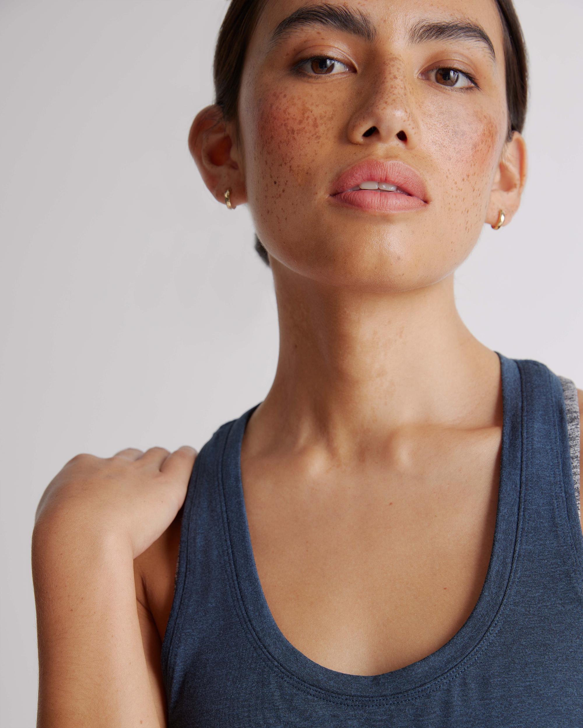 Quince | Women's Flowknit Breeze Racerback Tank Top Recycled Poly with Stretch Product Image