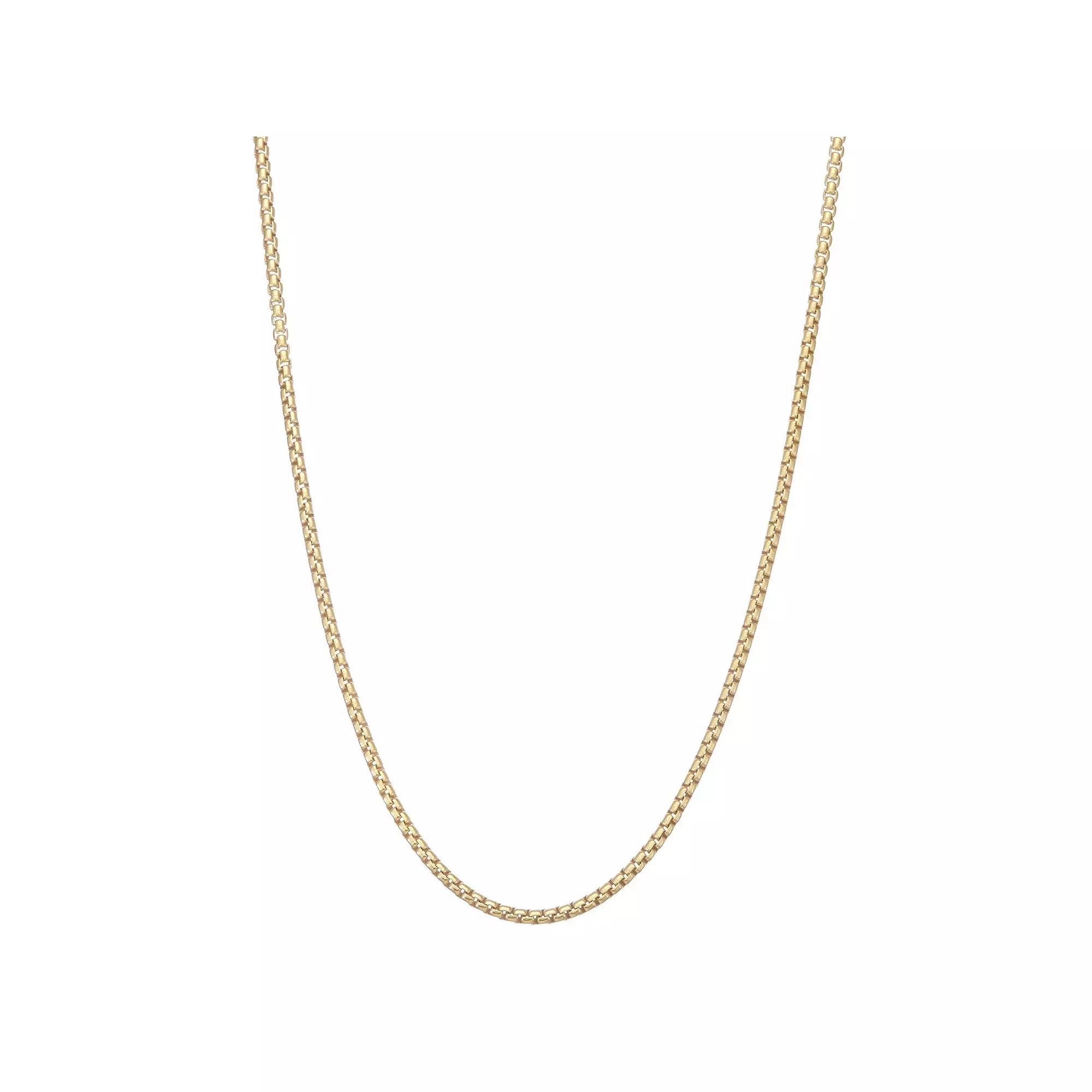 Giorgio di Vicenza Sterling Silver Box Chain Necklace, Womens Product Image
