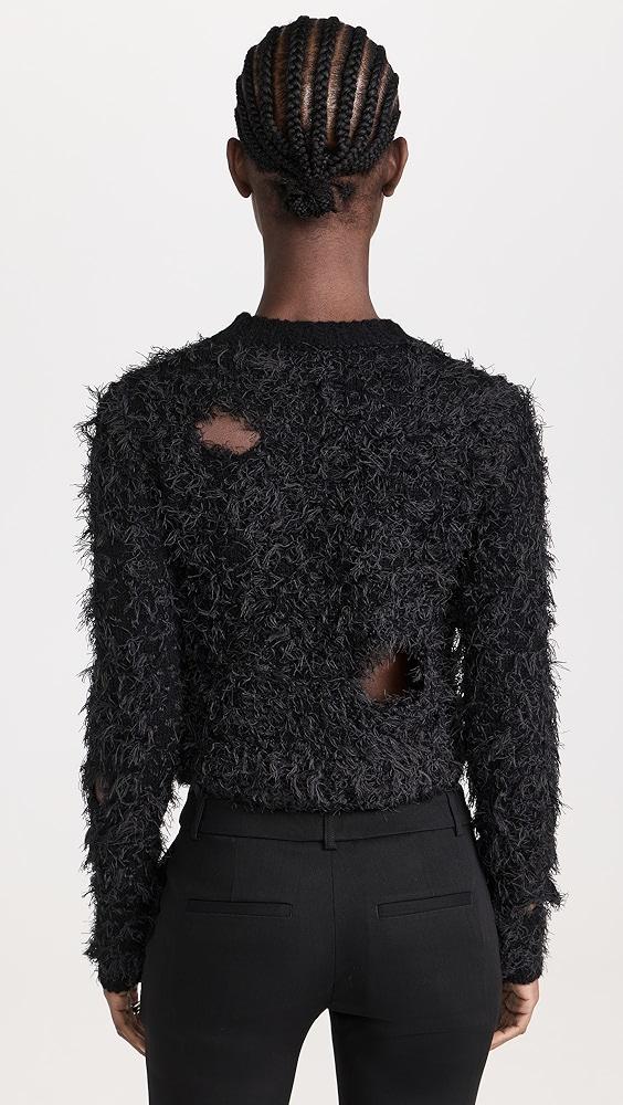 Acne Studios Hairy Web Crew Neck Sweater | Shopbop Product Image
