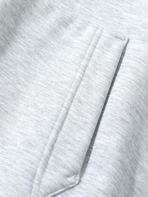 Men's Solid High Neck Oversized Hoodie Product Image