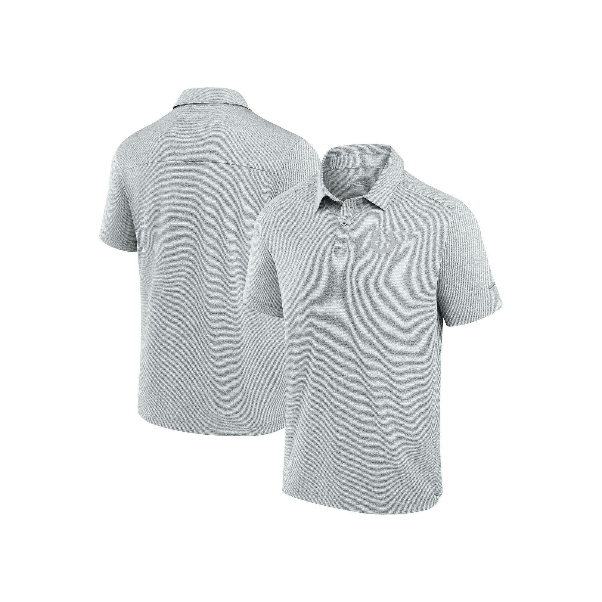 Men's Fanatics Gray Detroit Lions Front Office Tech Polo Shirt,  Product Image