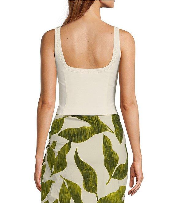 Antonio Melani x M.G. Style Abbie Sweetheart Neck Sleeveless Crop Top Product Image
