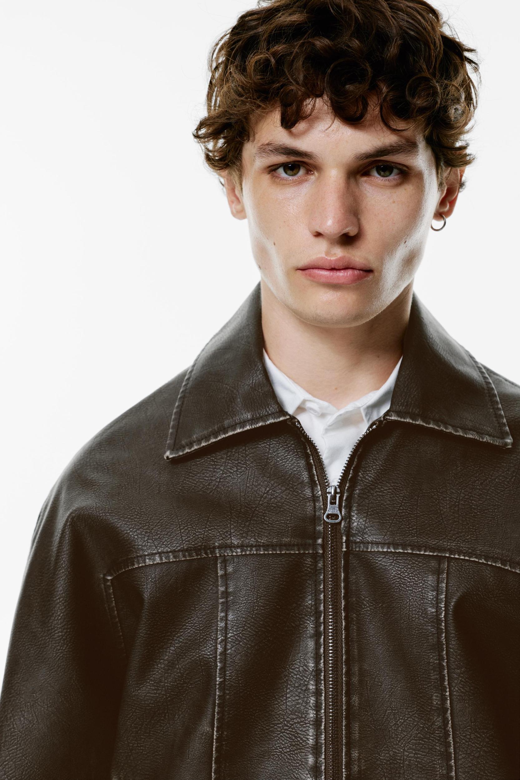 Faux leather jacket Product Image