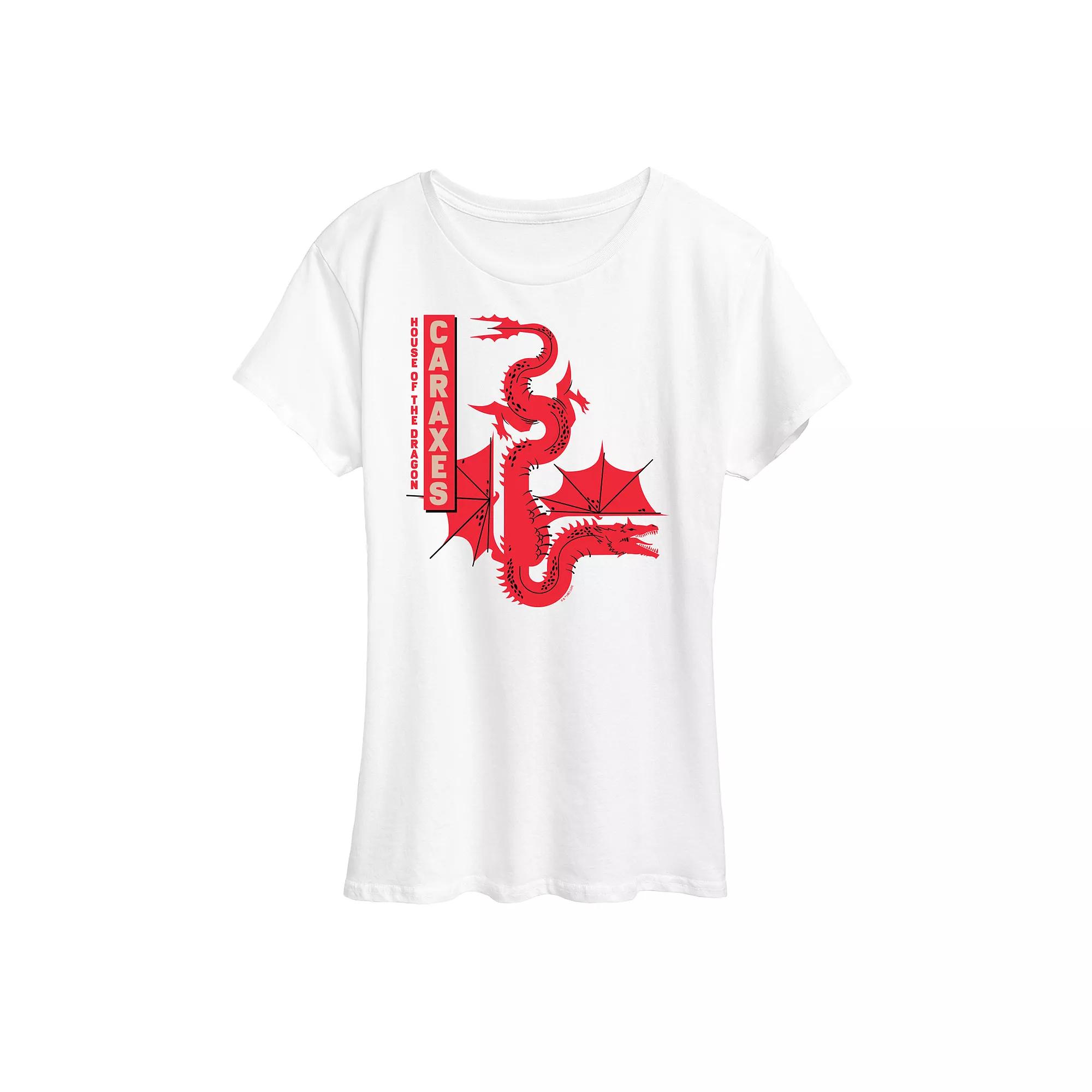Women's House of the Dragon Caraxes Dragon Graphic Tee,  Product Image