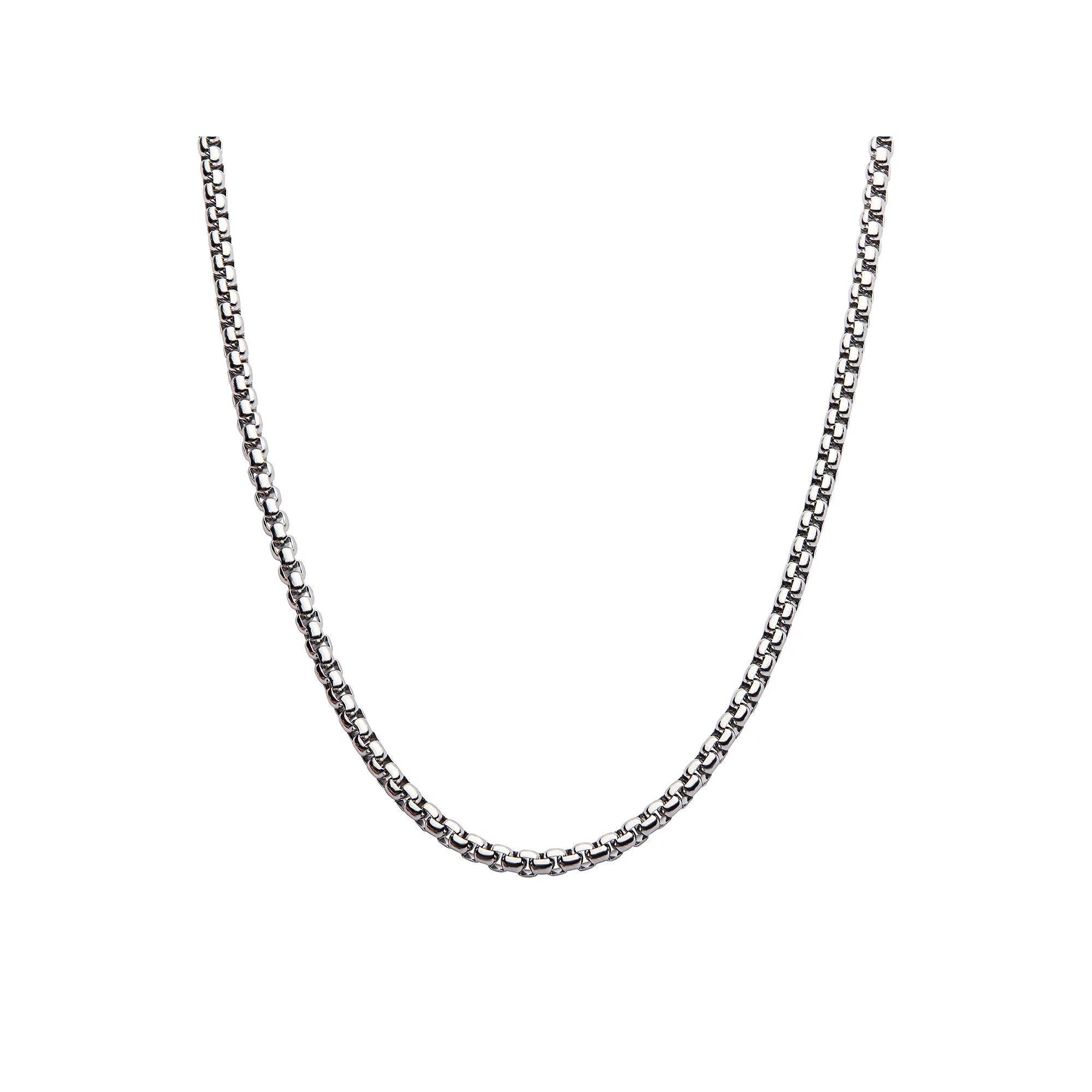 18k Gold Over Stainless Steel 4 mm Box Chain Necklace, Men's, Size: 22", Gold Tone Product Image