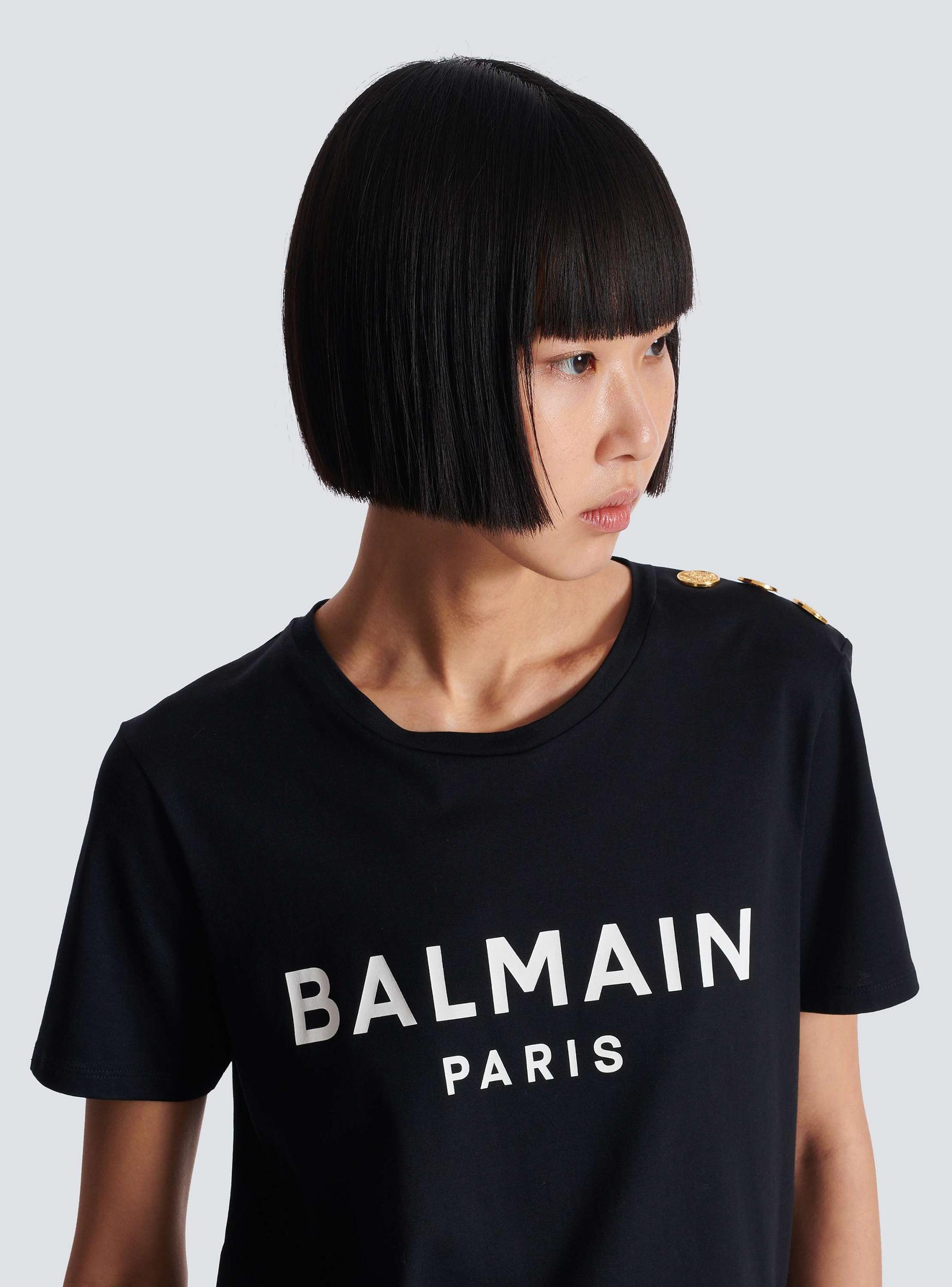 T-shirt with Balmain Paris print Product Image