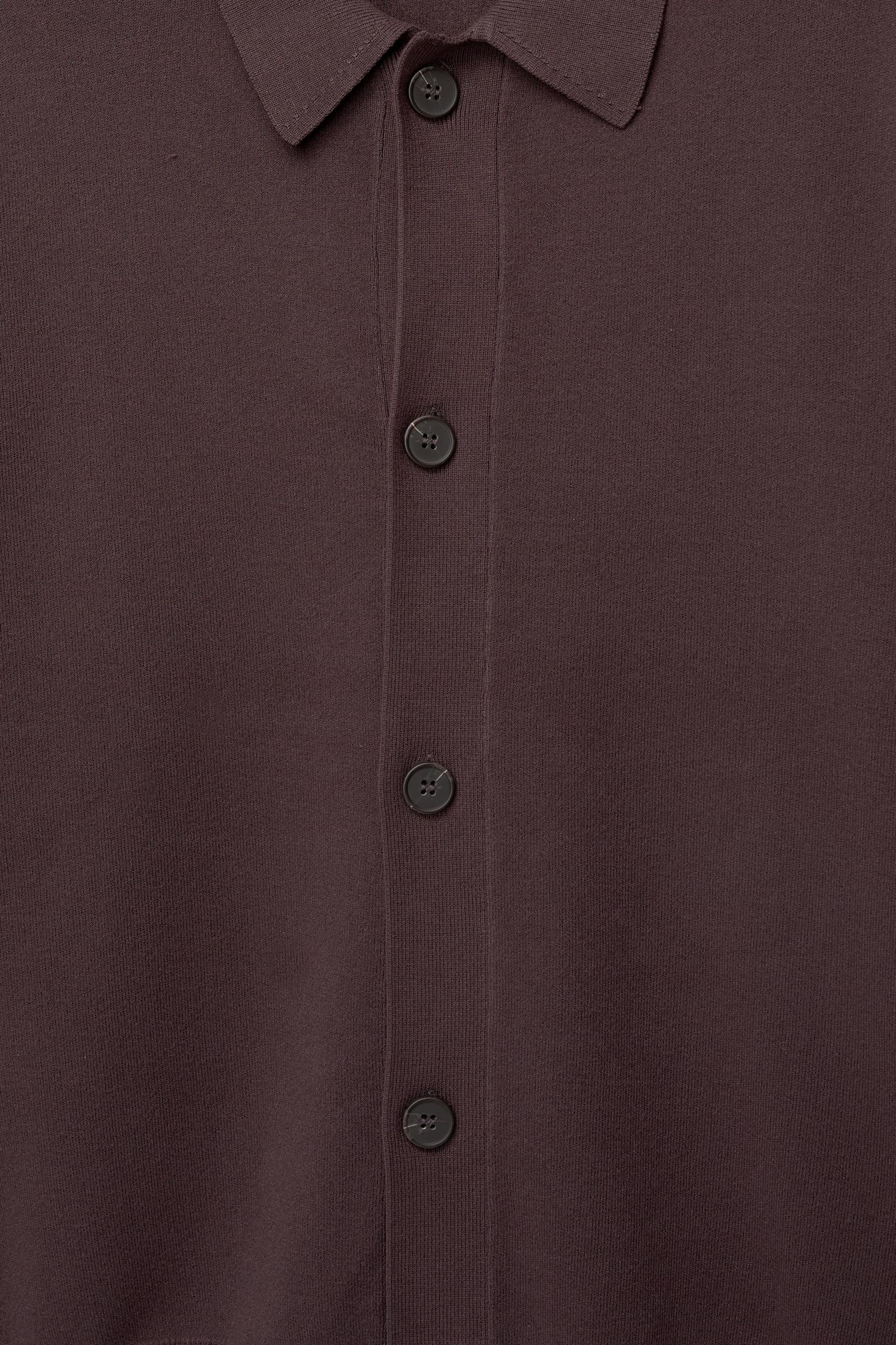 Polo collar cardigan Product Image