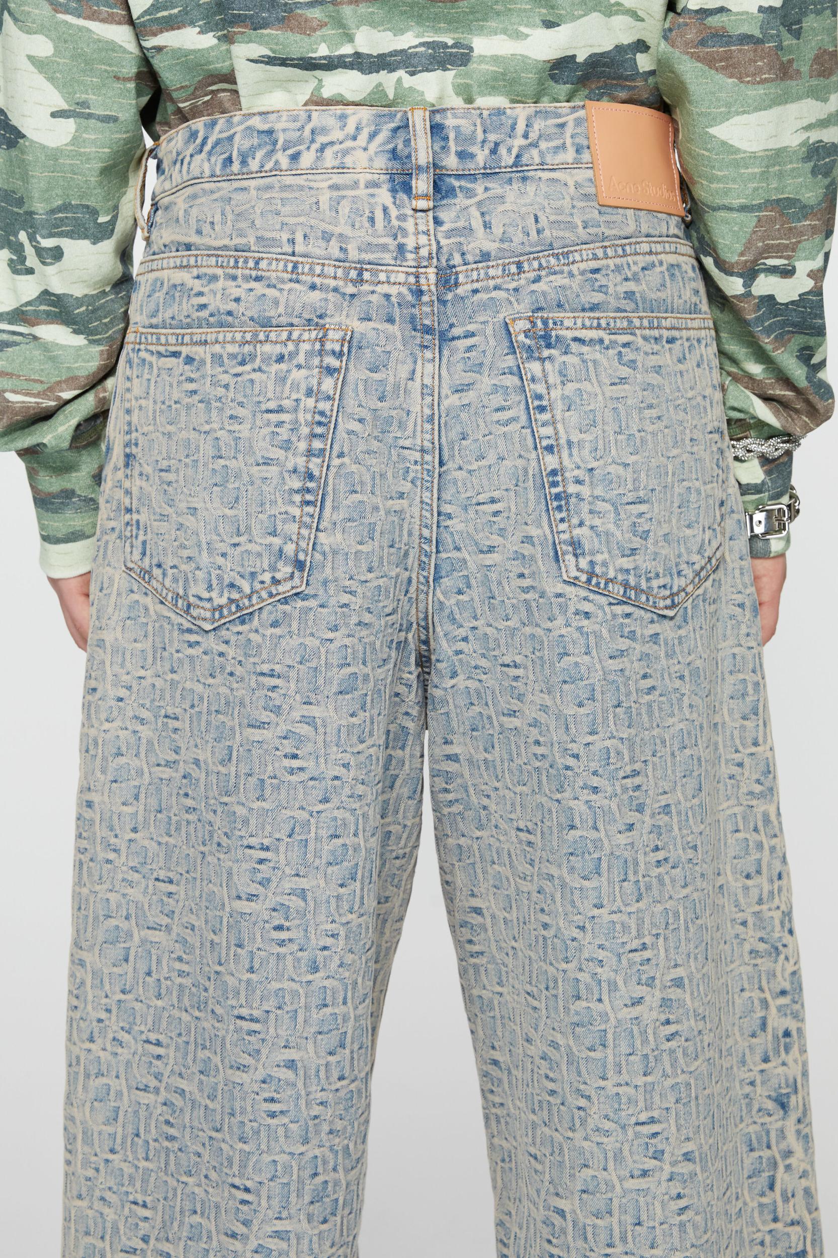 Monogram denim shorts - Loose fit Product Image