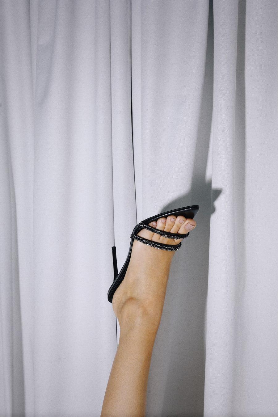 George V Slipper - Nero Product Image