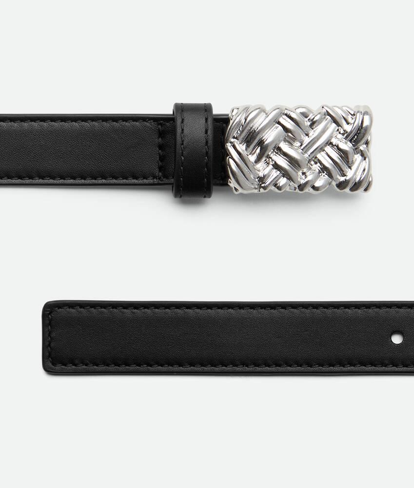Women's Intreccio Belt in Black Product Image