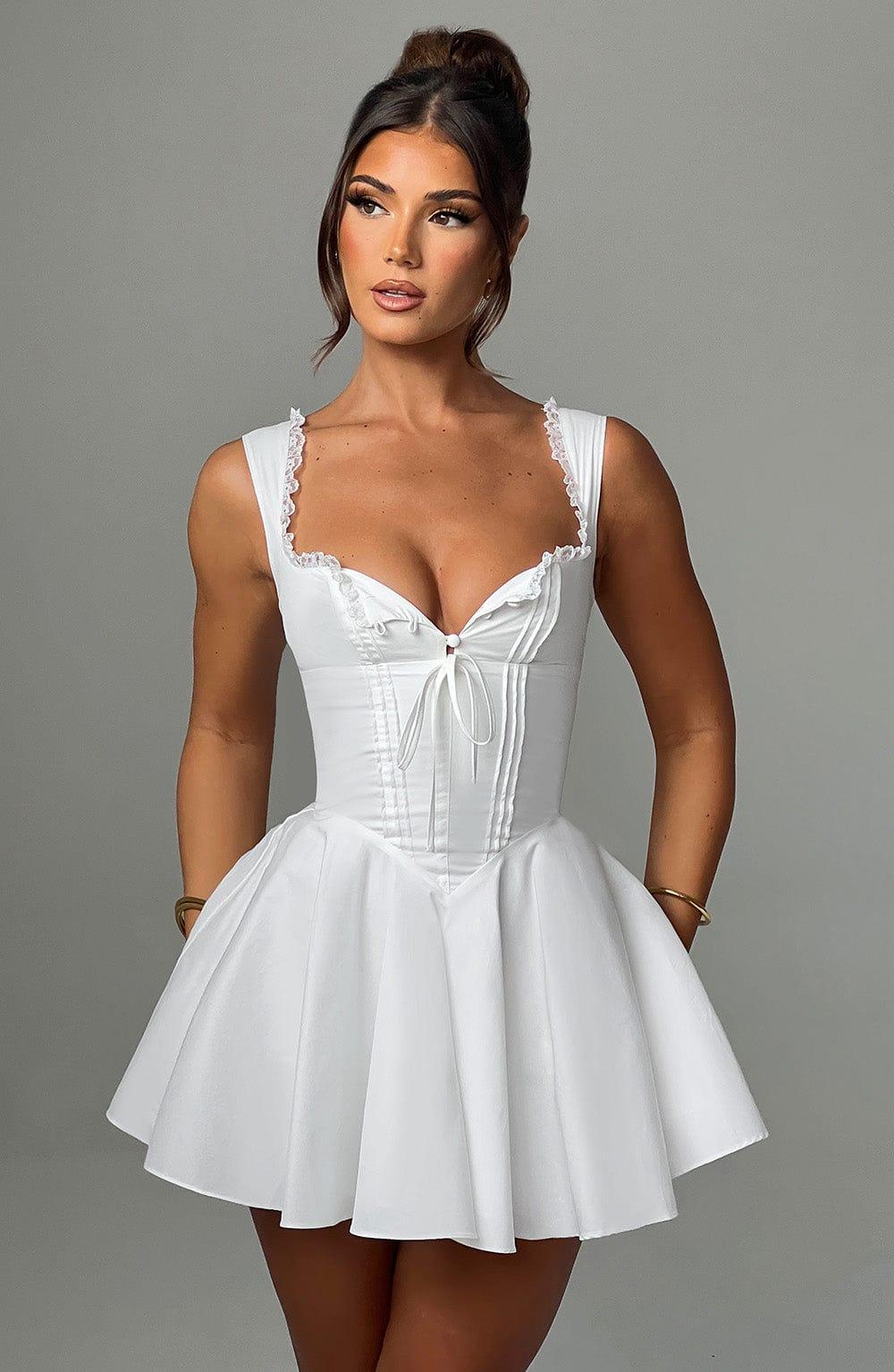 Antonella Mini Dress - Ivory Product Image