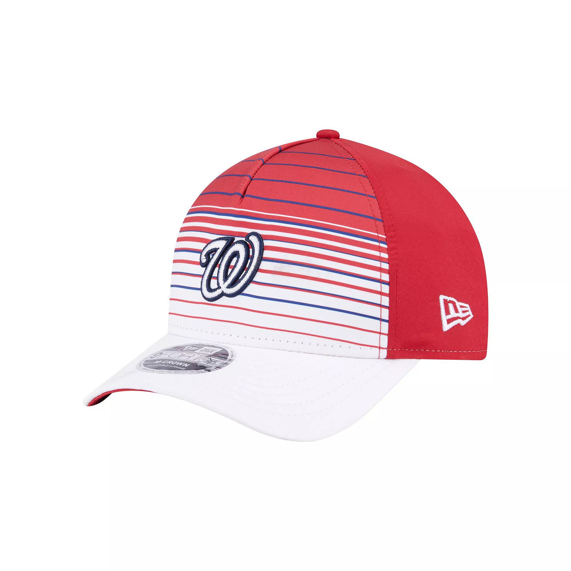 Men's New Era  Red Washington Nationals Gradient 9FORTY M-Crown Adjustable Hat Product Image