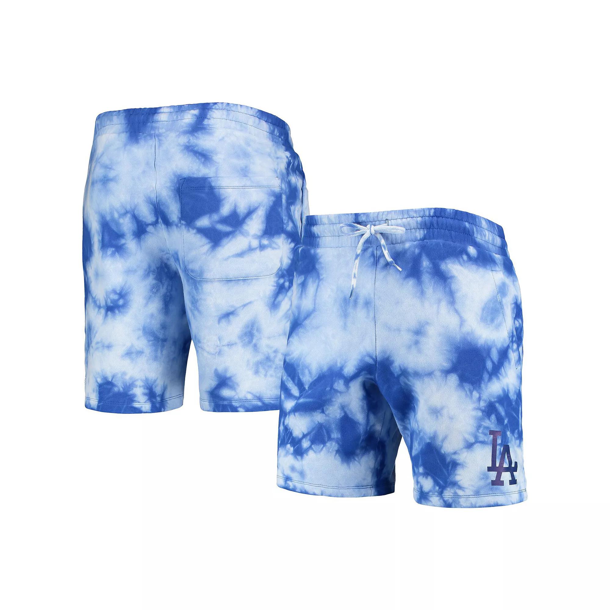Men's New Era Royal Los Angeles Dodgers Team Dye Shorts,  Product Image