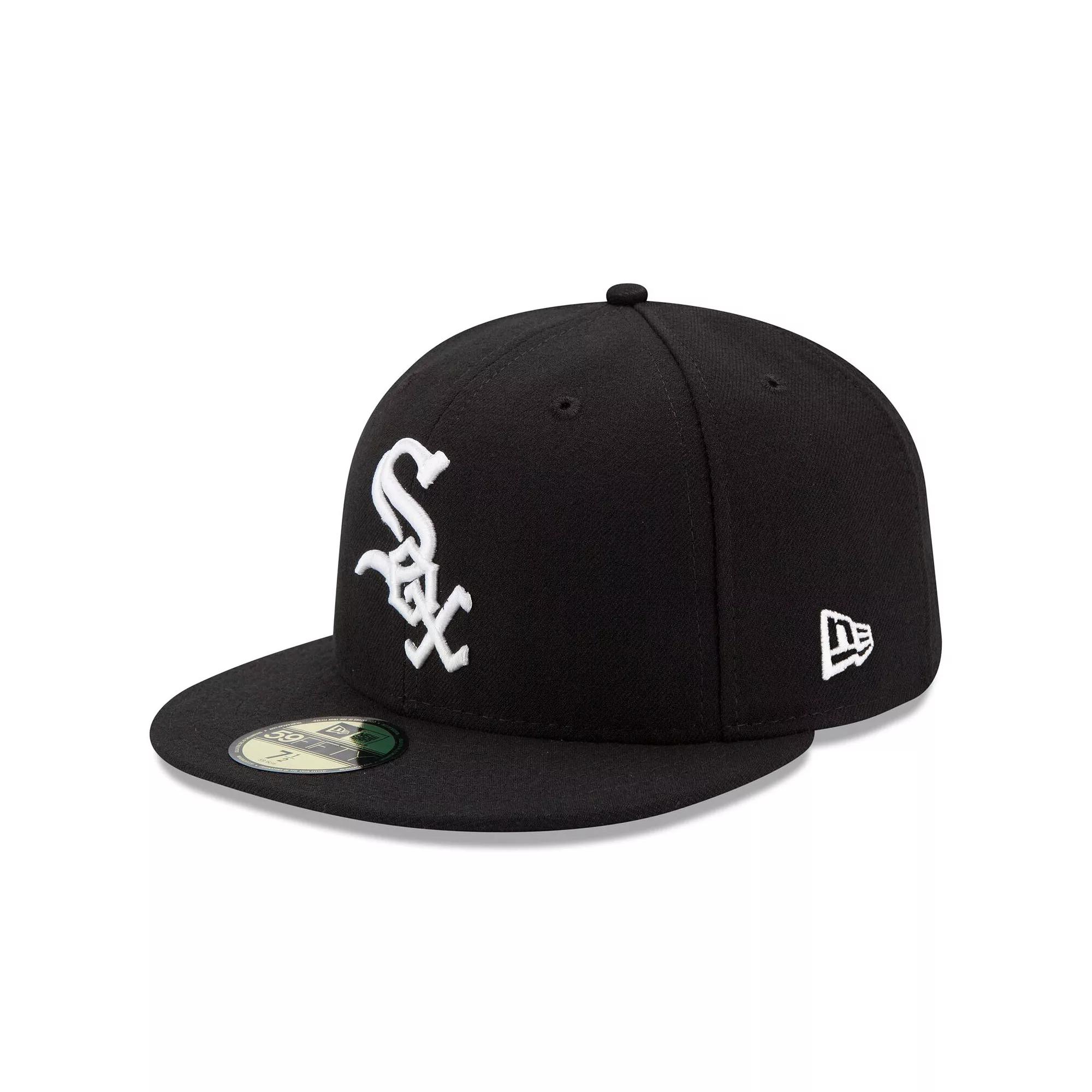 Men's New Era Black Chicago White Sox Game Authentic Collection On-Field 59FIFTY Fitted Hat,  Product Image