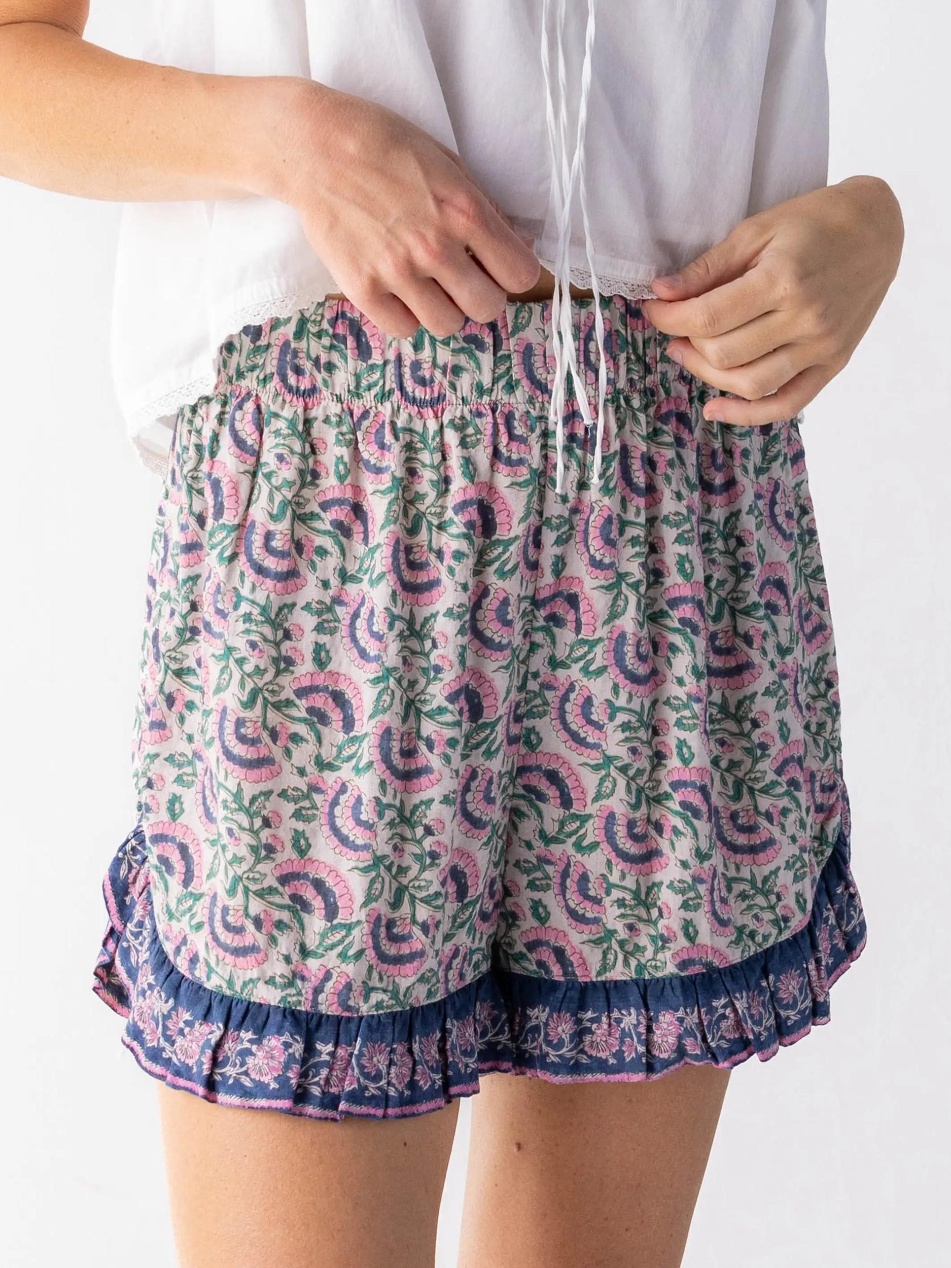 Get Up & Go Ruffle Shorts Product Image