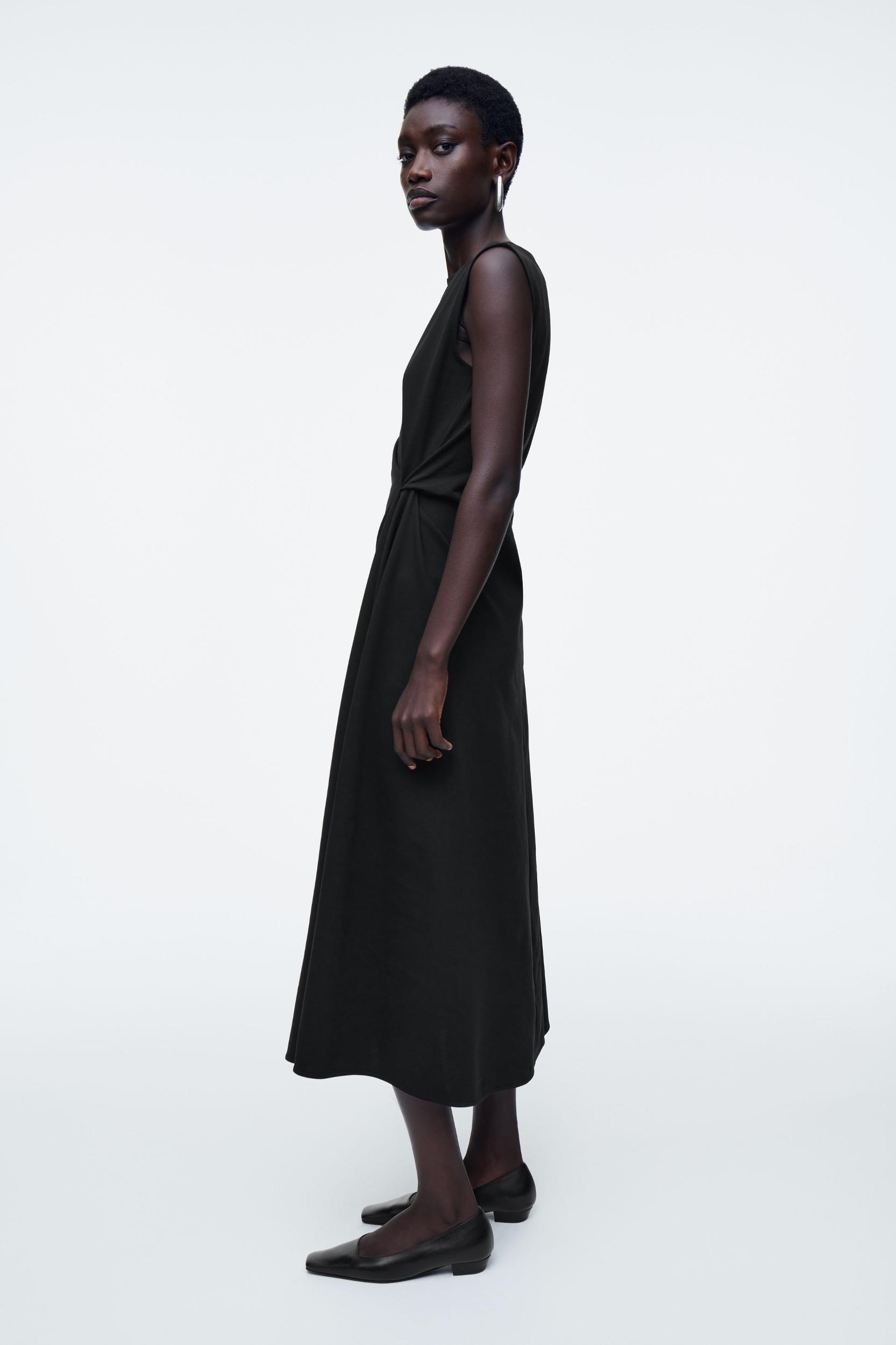 TWIST-DETAIL MIDI DRESS Product Image