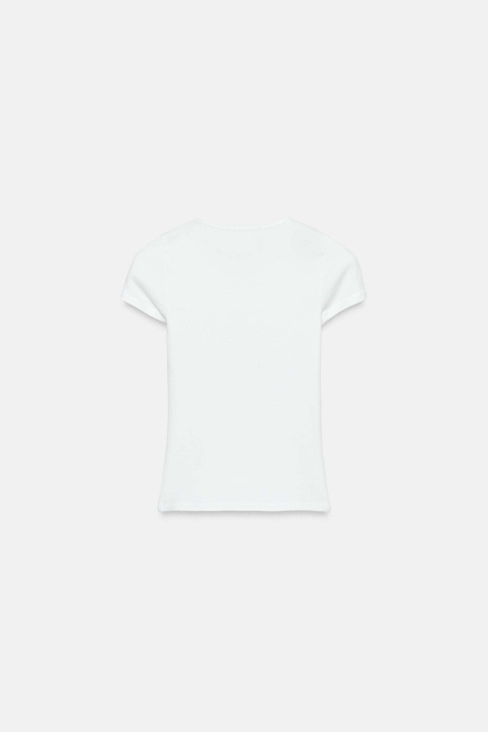 RIB SHORT SLEEVE T-SHIRT Product Image
