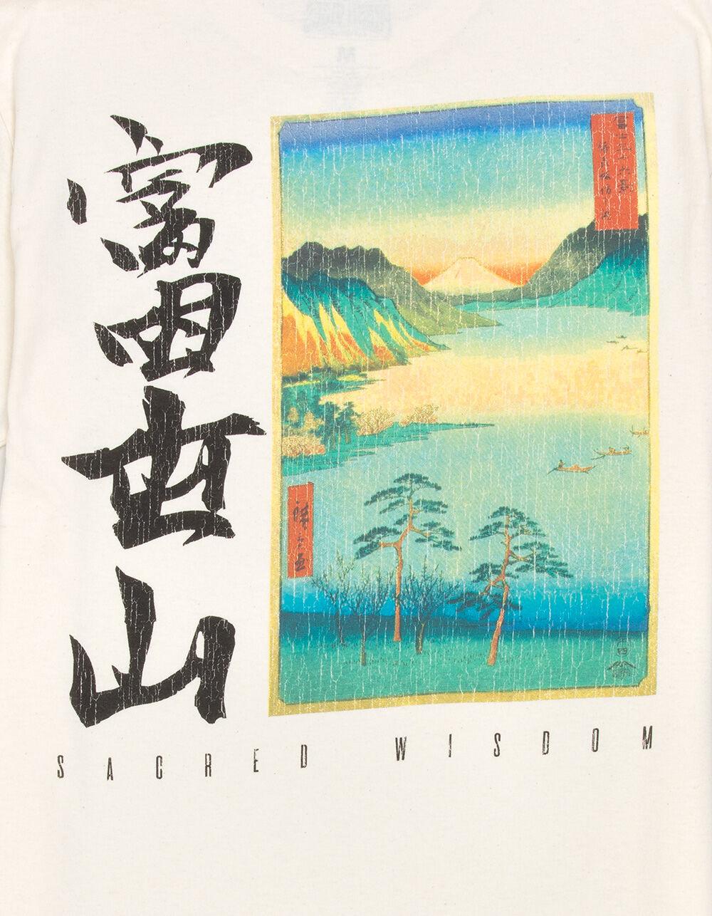 FRESH VIBES Mt. Fuji Mens Tee - SAND Product Image