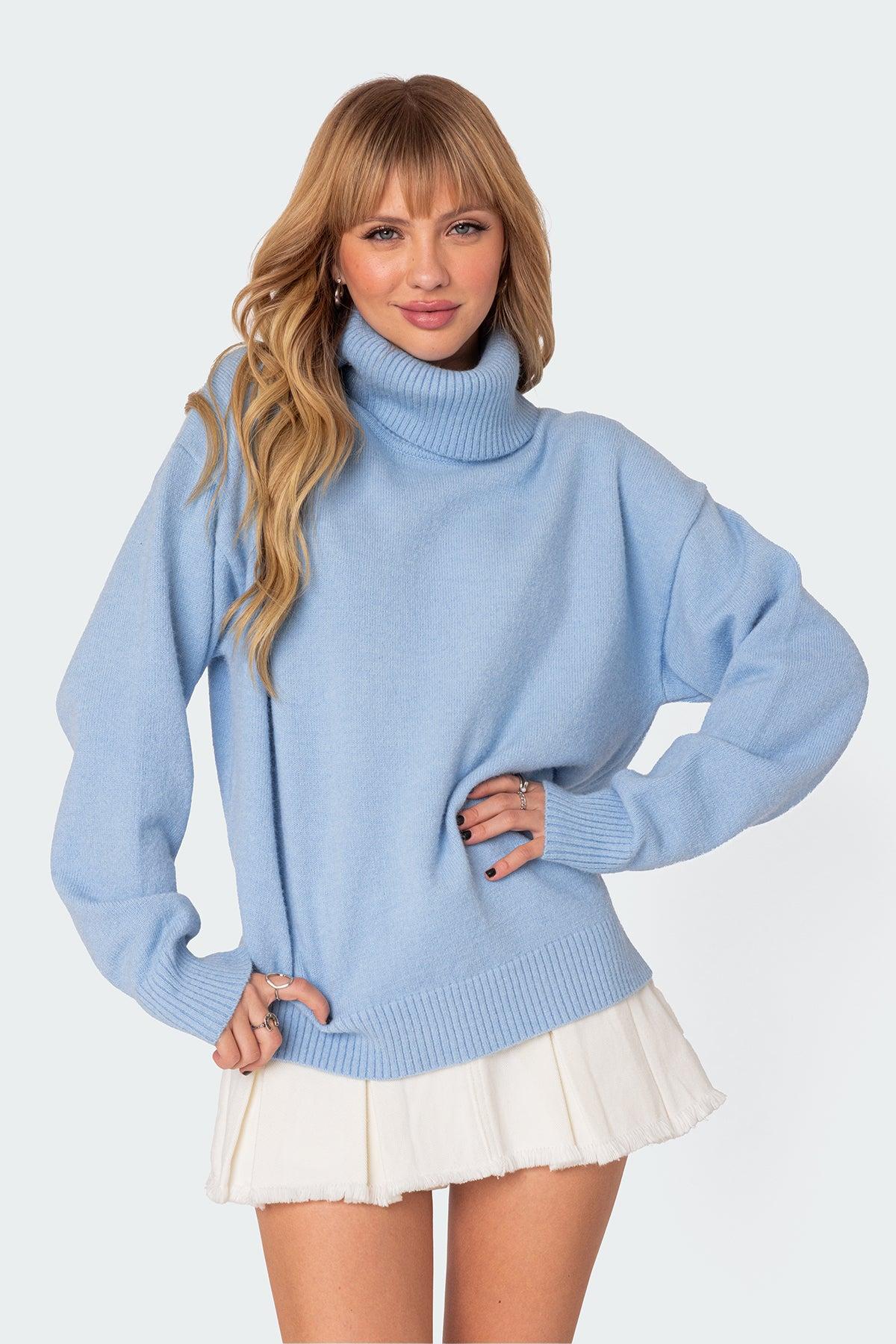 Isabelle Oversized Turtle Neck Sweater Product Image