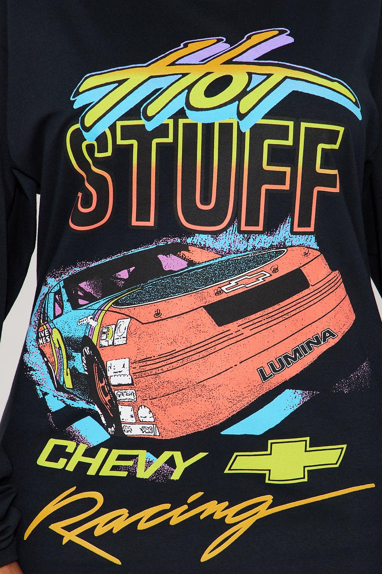 Chevy Hot Stuff Long Sleeve Tee - Black Female Product Image